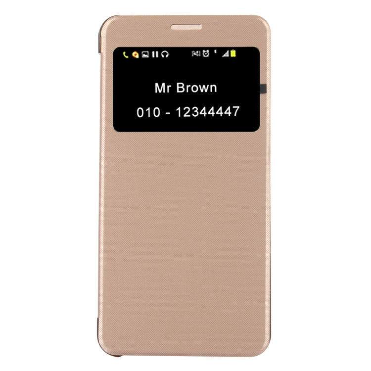 For  iPhone 8 & 7  Horizontal Flip Leather Case with Call Display ID