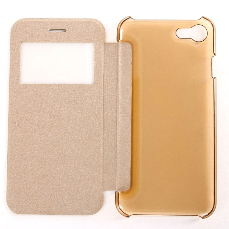 For  iPhone 8 & 7  Horizontal Flip Leather Case with Call Display ID
