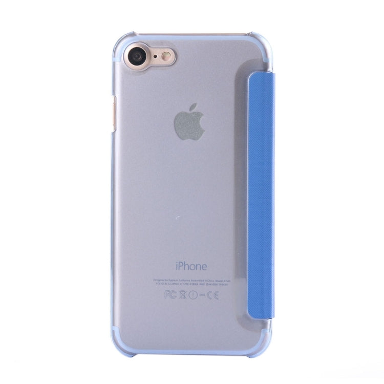 For  iPhone 8 & 7  Horizontal Flip Leather Case with Call Display ID