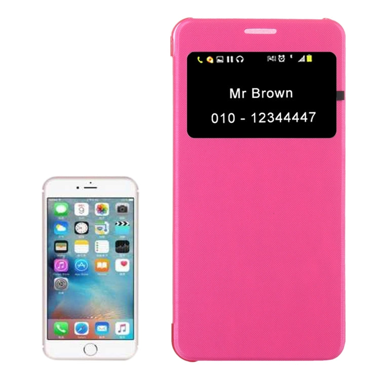 For  iPhone 8 & 7  Horizontal Flip Leather Case with Call Display ID