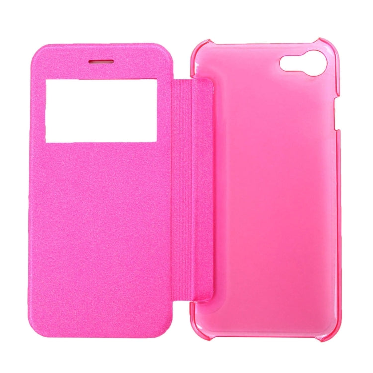 For  iPhone 8 & 7  Horizontal Flip Leather Case with Call Display ID