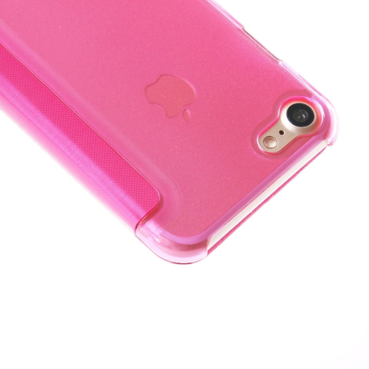 For  iPhone 8 & 7  Horizontal Flip Leather Case with Call Display ID
