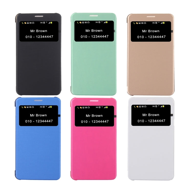 For  iPhone 8 & 7  Horizontal Flip Leather Case with Call Display ID