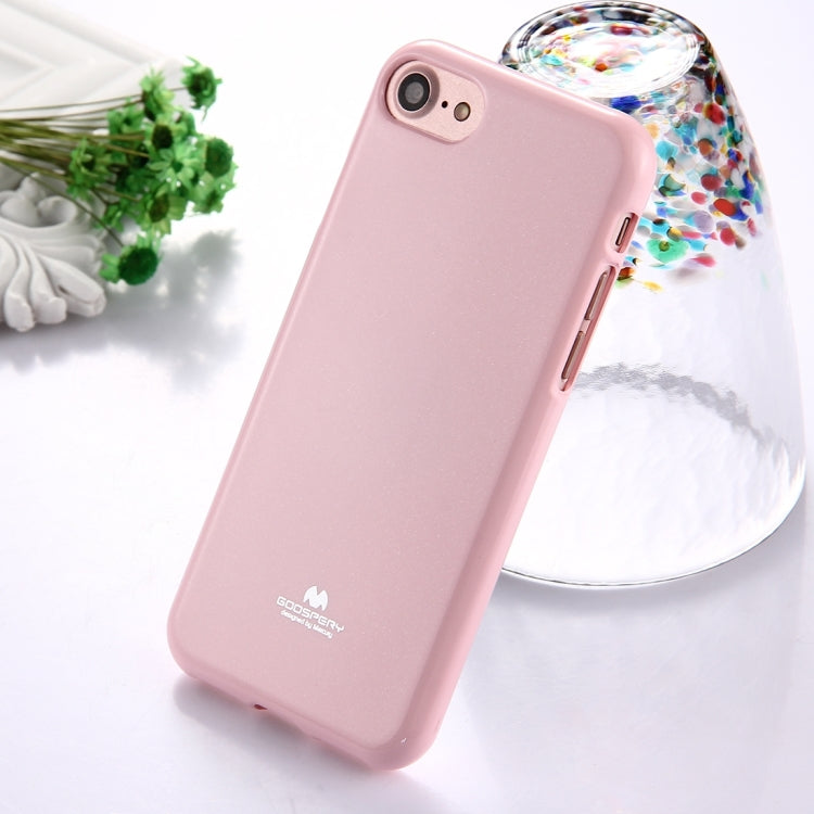 GOOSPERY JELLY CASE for  iPhone 8 & 7  TPU Glitter Powder Drop-proof Protective Back Cover Case
