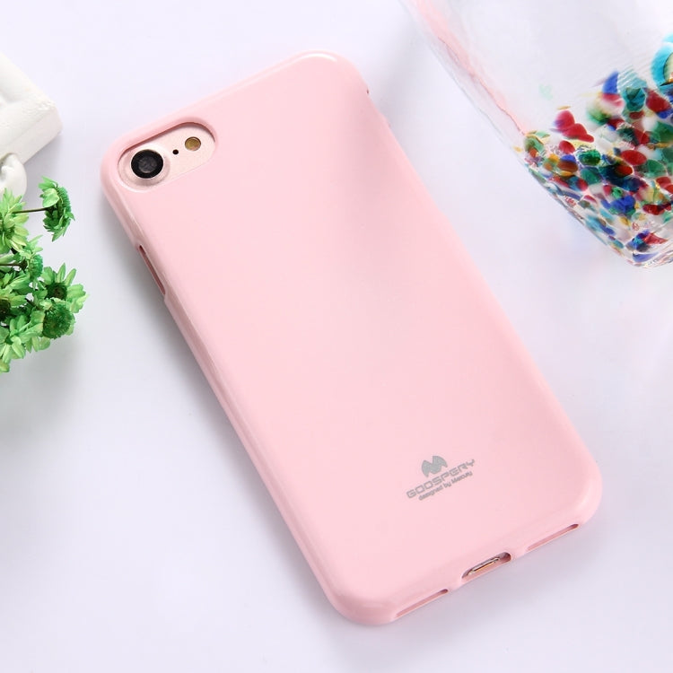 GOOSPERY JELLY CASE for  iPhone 8 & 7  TPU Glitter Powder Drop-proof Protective Back Cover Case