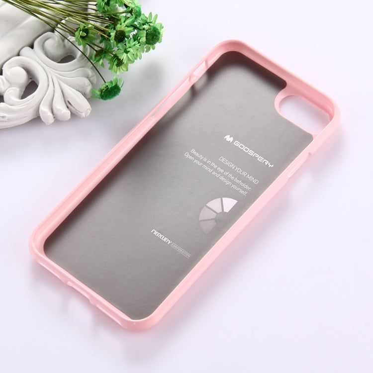 GOOSPERY JELLY CASE for  iPhone 8 & 7  TPU Glitter Powder Drop-proof Protective Back Cover Case