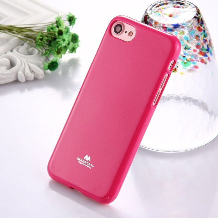 GOOSPERY JELLY CASE for  iPhone 8 & 7  TPU Glitter Powder Drop-proof Protective Back Cover Case
