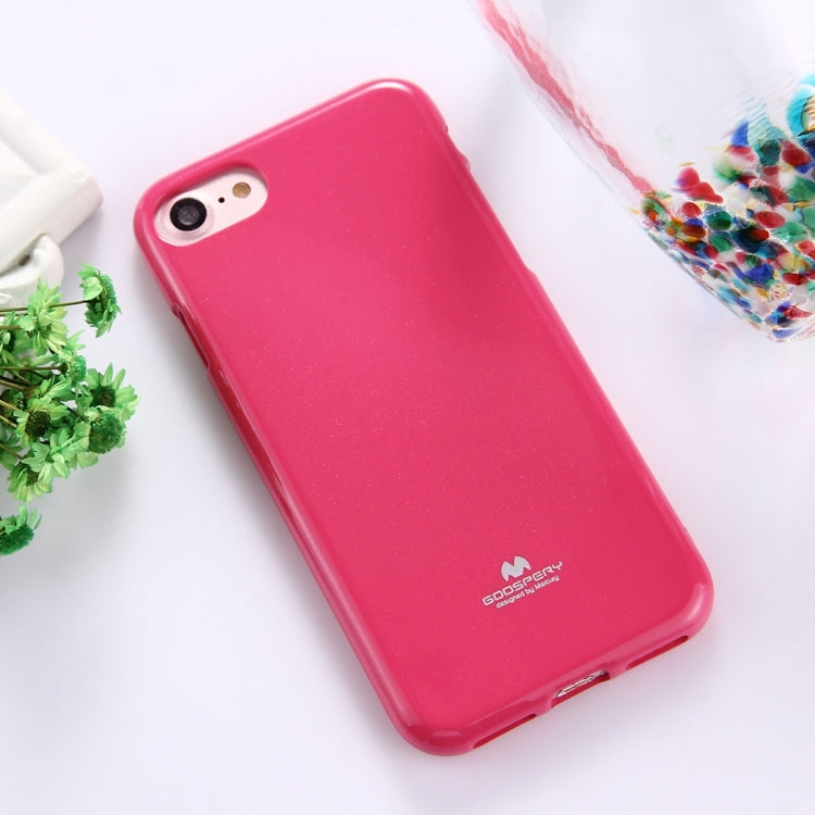 GOOSPERY JELLY CASE for  iPhone 8 & 7  TPU Glitter Powder Drop-proof Protective Back Cover Case