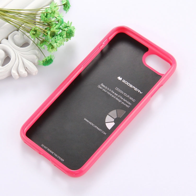GOOSPERY JELLY CASE for  iPhone 8 & 7  TPU Glitter Powder Drop-proof Protective Back Cover Case