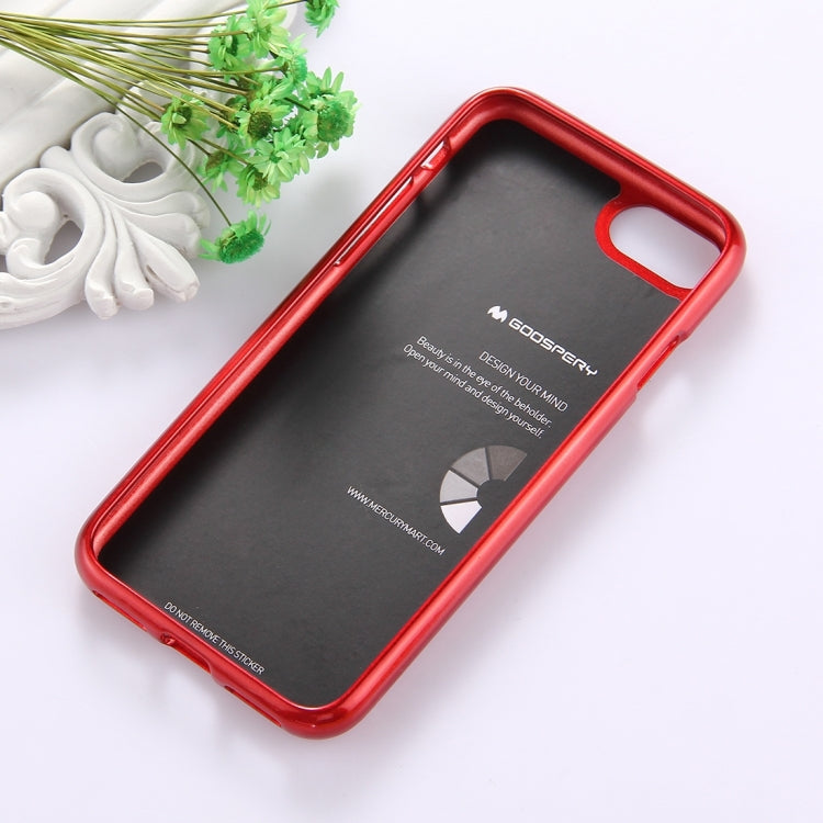 GOOSPERY JELLY CASE for  iPhone 8 & 7  TPU Glitter Powder Drop-proof Protective Back Cover Case