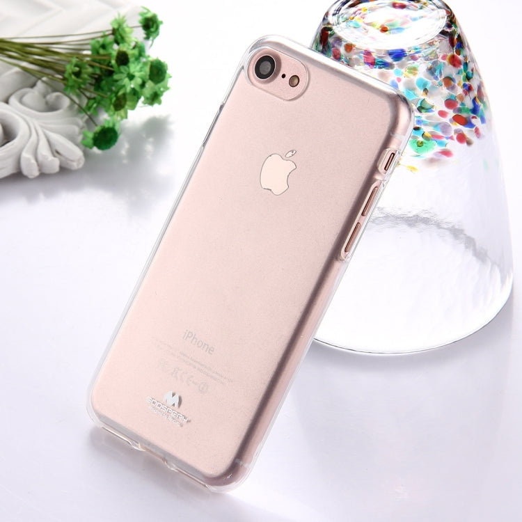 GOOSPERY JELLY CASE for  iPhone 8 & 7  TPU Glitter Powder Drop-proof Protective Back Cover Case