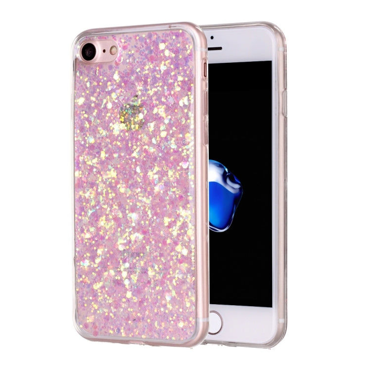 For  iPhone 8 & 7  Glitter Powder Soft TPU Protective Case