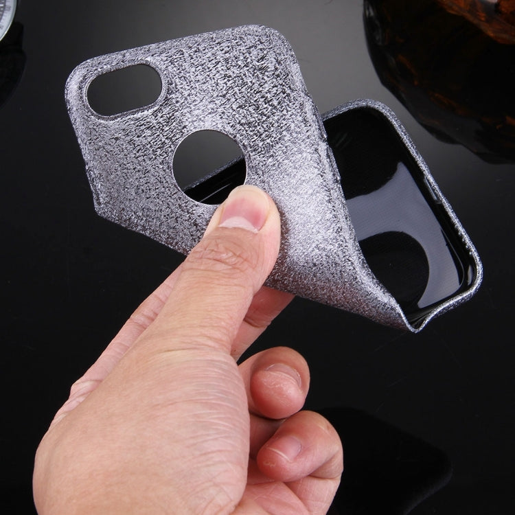 For  iPhone 8 & 7  Glitter Powder TPU Protective Case(Grey)