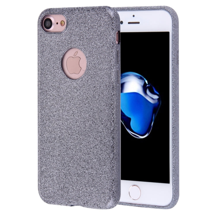 For  iPhone 8 & 7  Glitter Powder TPU Protective Case(Grey)