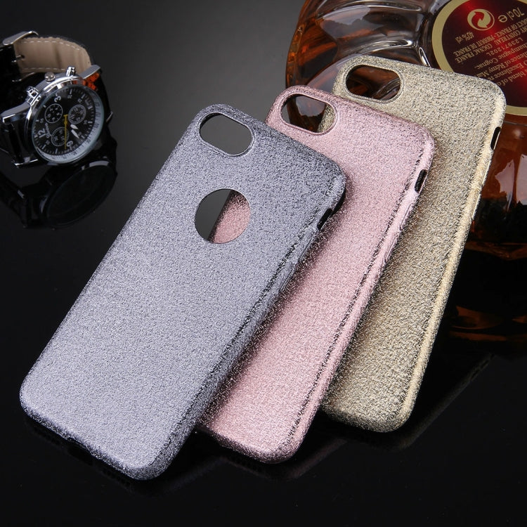 For  iPhone 8 & 7  Glitter Powder TPU Protective Case(Grey)