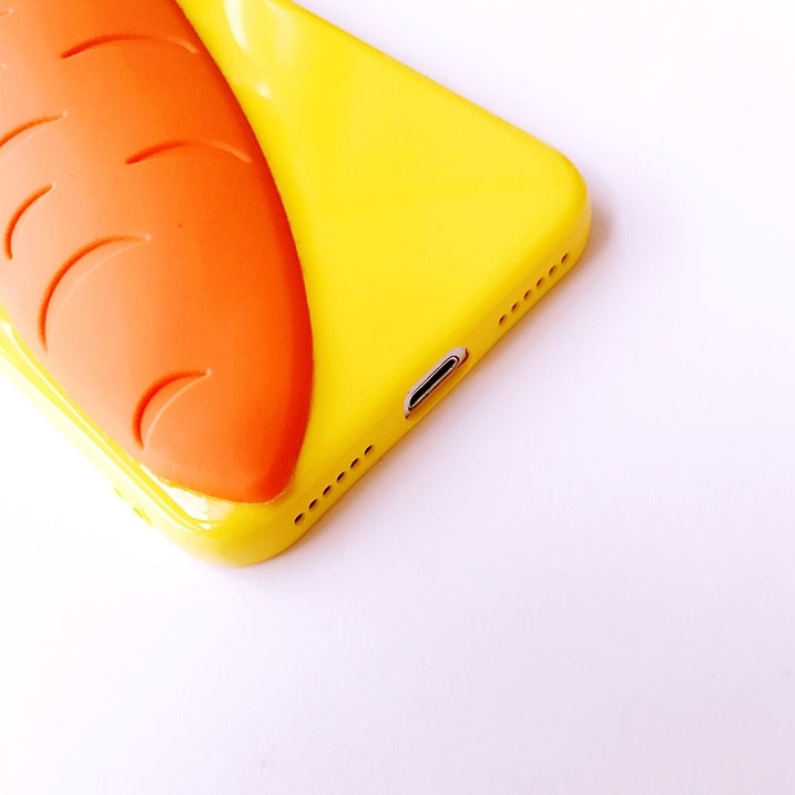 For  iPhone 8 & 7  3D Cute Carrot Pattern Protective Back Cover Case