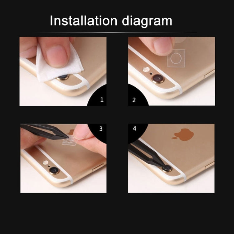 For iPhone 7 Transparent 0.05mm Ultrathin Rear Camera Lens Glass Protective Film