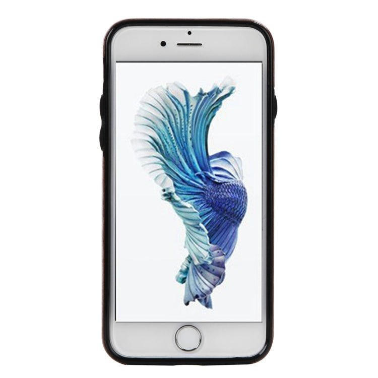 For  iPhone 8 & 7  4.7 Inch Crazy Horse Texture Leather Back Protective Case with Holder & Card Slots & Wallet