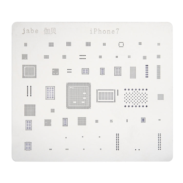 Mobile Phone Rework Repair BGA Reballing Stencils For iPhone 7