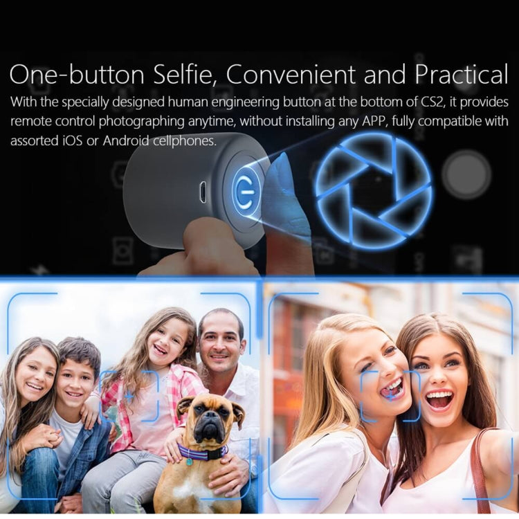 JAKCOM CS2 Portable Mini Speaker Selfie Soundbar Wireless Music Metal Bluetooth Loudspeakers
