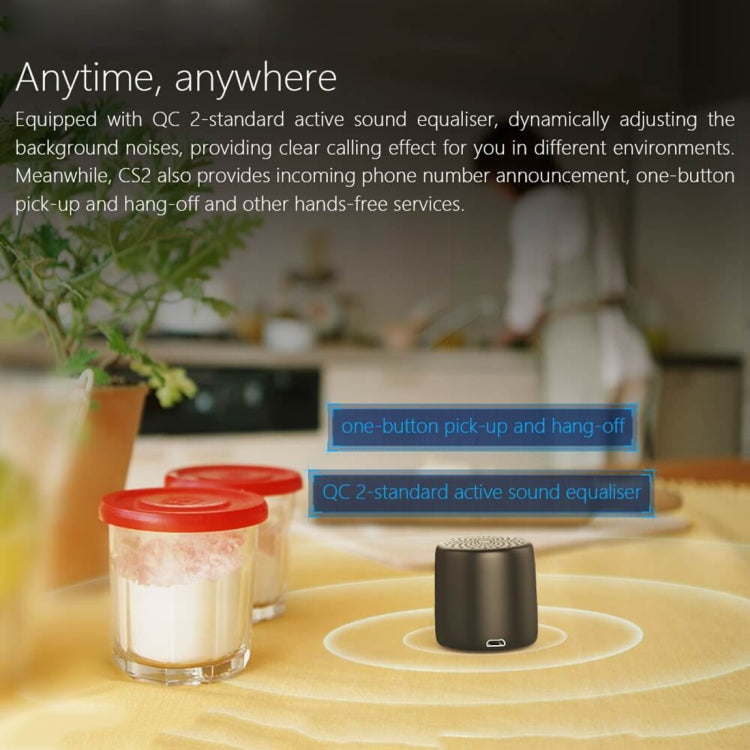 JAKCOM CS2 Portable Mini Speaker Selfie Soundbar Wireless Music Metal Bluetooth Loudspeakers
