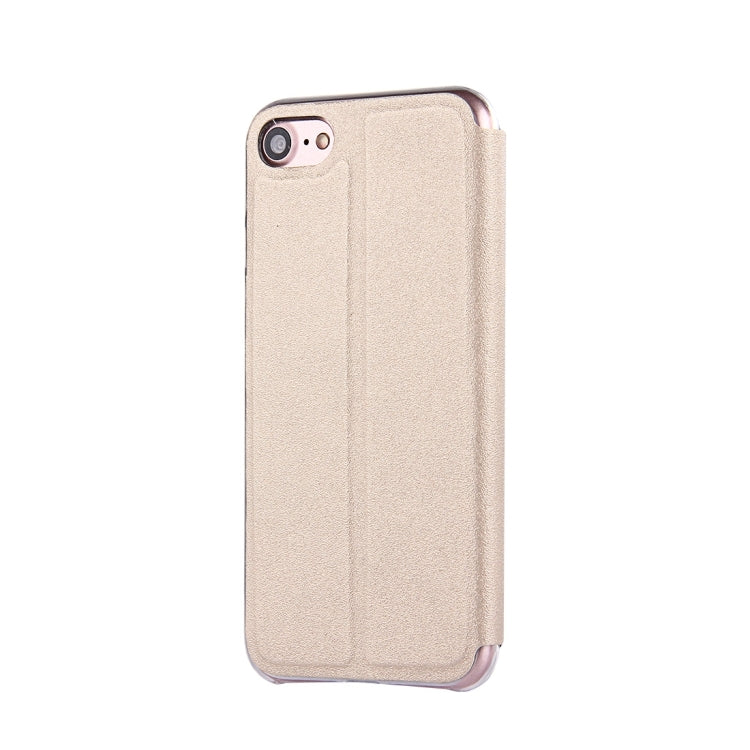 For  iPhone 8 & 7  Horizontal Flip Leather Case with Call Display ID & Holder