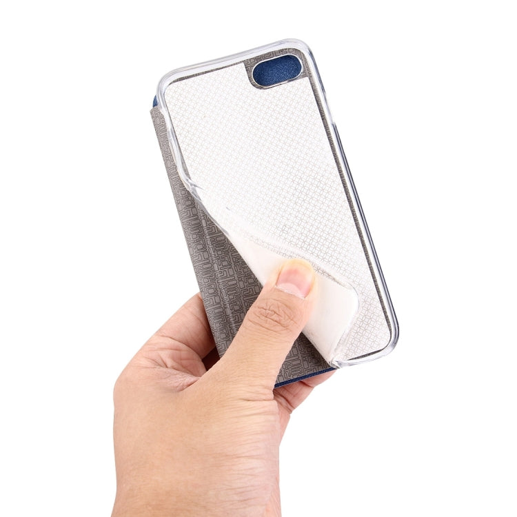 For  iPhone 8 & 7  Horizontal Flip Leather Case with Call Display ID & Holder