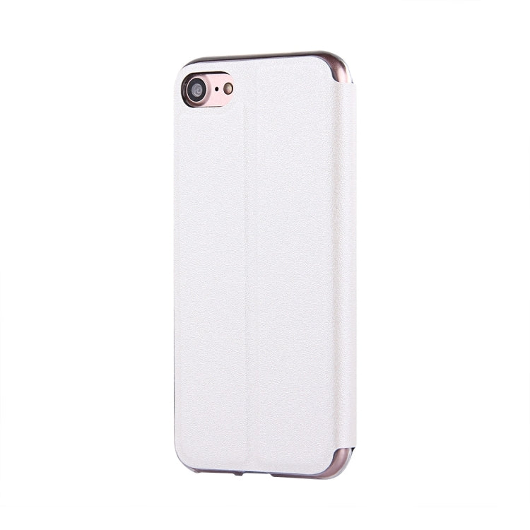 For  iPhone 8 & 7  Horizontal Flip Leather Case with Call Display ID & Holder