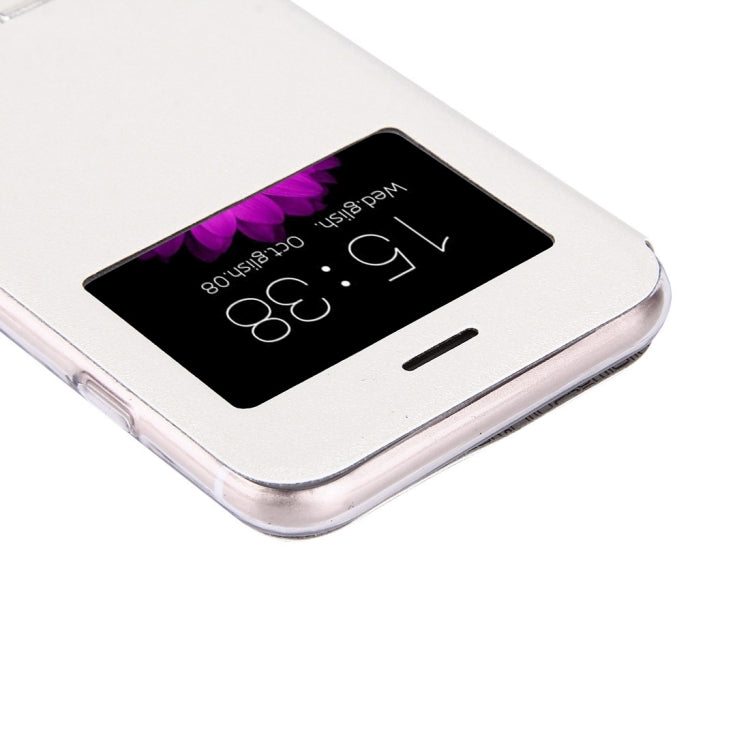 For  iPhone 8 & 7  Horizontal Flip Leather Case with Call Display ID & Holder