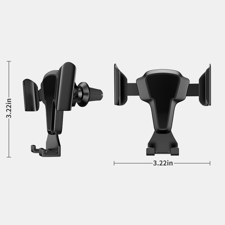FLOVEME YXF204095_1 Car Air Outlet Mount Automatic Retractable Arm Phone Holder Stand for 4-6.5 inch Phone (Black)