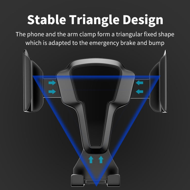 FLOVEME YXF204095_1 Car Air Outlet Mount Automatic Retractable Arm Phone Holder Stand for 4-6.5 inch Phone (Black)