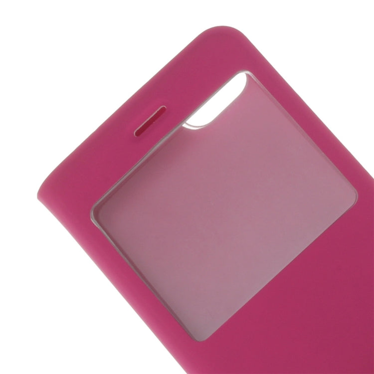For  iPhone 8 & 7  Plain Weave Texture Horizontal Flip Leather Case with Call Display ID