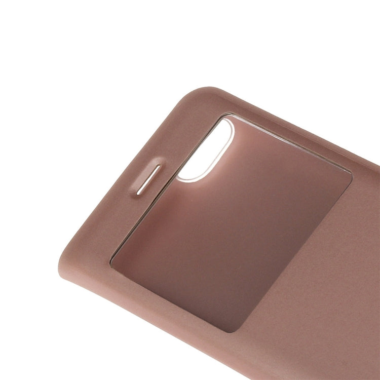 For  iPhone 8 & 7  Plain Weave Texture Horizontal Flip Leather Case with Call Display ID