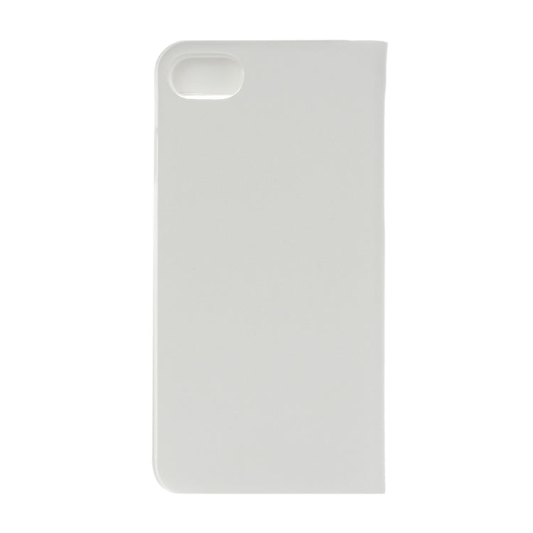 For  iPhone 8 & 7  Plain Weave Texture Horizontal Flip Leather Case with Call Display ID