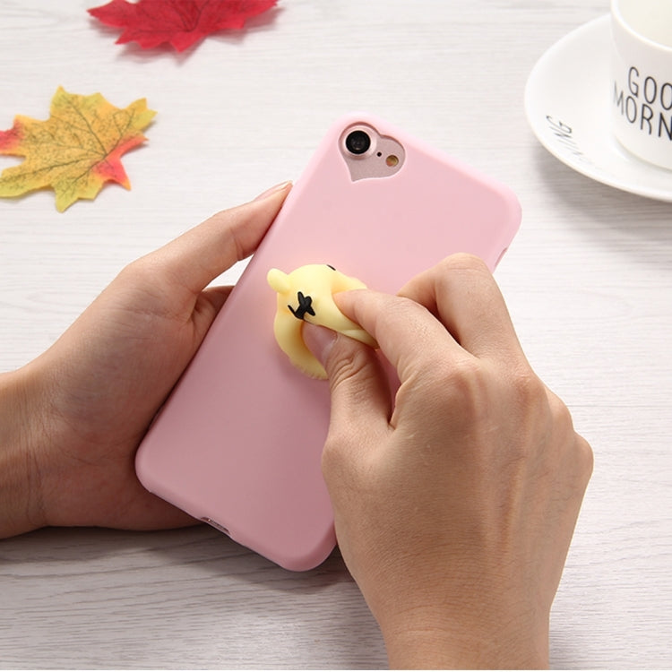 For  iPhone 8 & 7  3D Tiger Pattern Squeeze Relief Squishy Dropproof Protective Back Cover Case