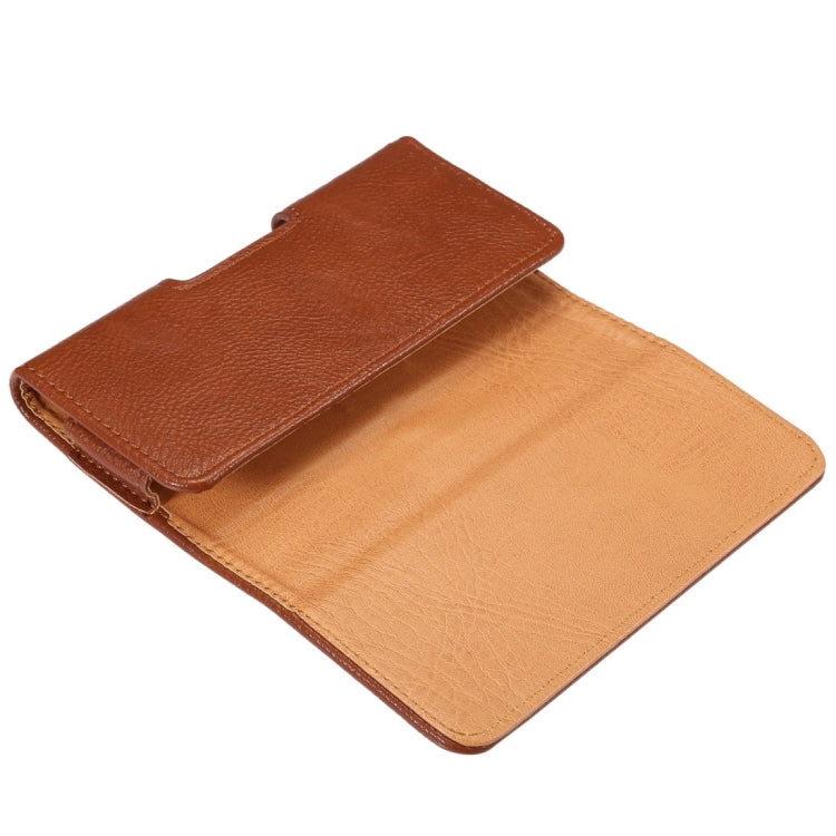 4.7 inch and Below Universal Bark Texture Vertical Flip Leather Case with Belt Hole for iPhone, Samsung, Xiaomi, Ulefone, DOOGEE, Blackview, HOMTOM, iMAN and other Smartphones(Brown)