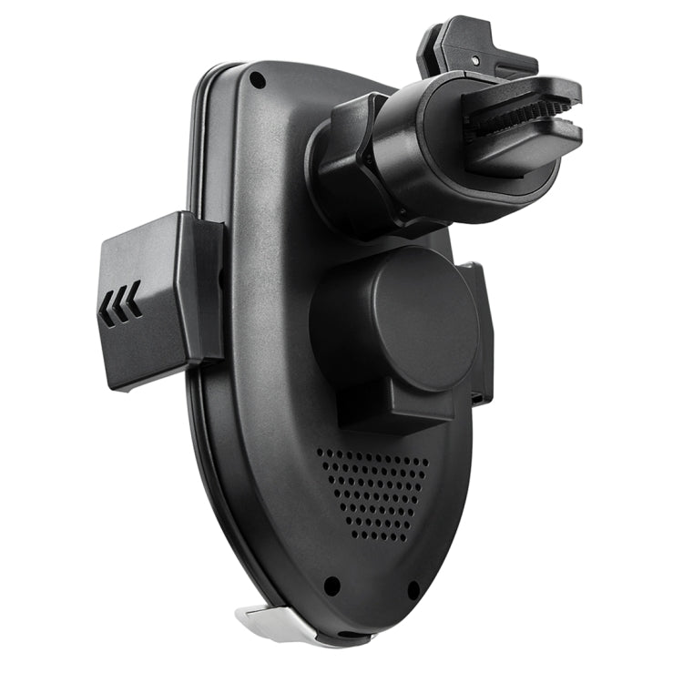 HAMTOD M20 10W Air Outlet 360 Degree Rotation QI Intelligent Sensor Car Wireless Charging Holder(Blue)