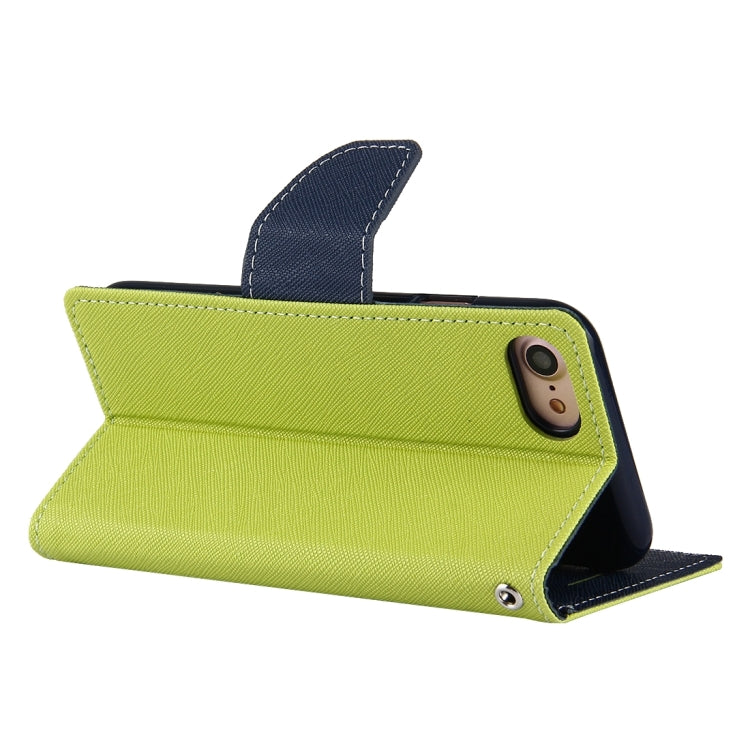 GOOSPERY FANCY DIARY for  iPhone 8 & 7  Cross Texture Horizontal Flip Leather Case with Card Slots & Wallet & Holder