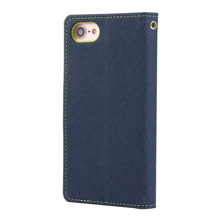 GOOSPERY FANCY DIARY for  iPhone 8 & 7  Cross Texture Horizontal Flip Leather Case with Card Slots & Wallet & Holder