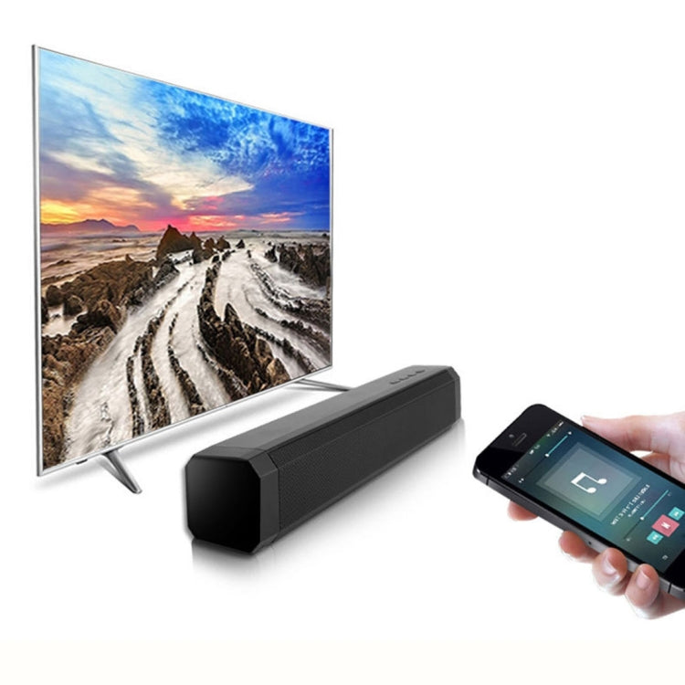 Soundbar LP-089 DC 5V Wireless Bluetooth 4.1 Subwoofer Sound Bar Speaker with Hands-free Calling, Support TF Card & U Disk