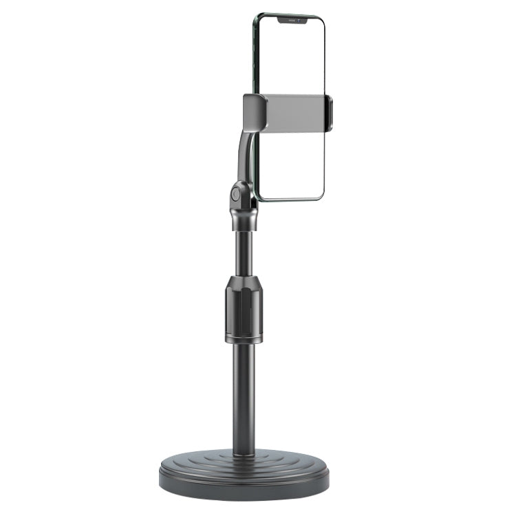 TCP-02 Universal 4-10 inch Phone Tablet Non-slip Aluminum Metal Holder Stand Adjustable Desktop Tablet Bracket Mount, Version: Single-camera Telescopic