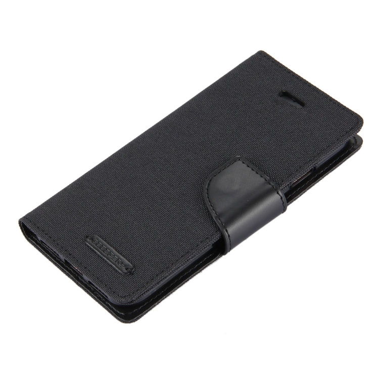 GOOSPERY CANVAS DIARY for  iPhone 8 & 7  Canvas Texture Horizontal Flip Leather Case with Card Slots & Wallet & Holder