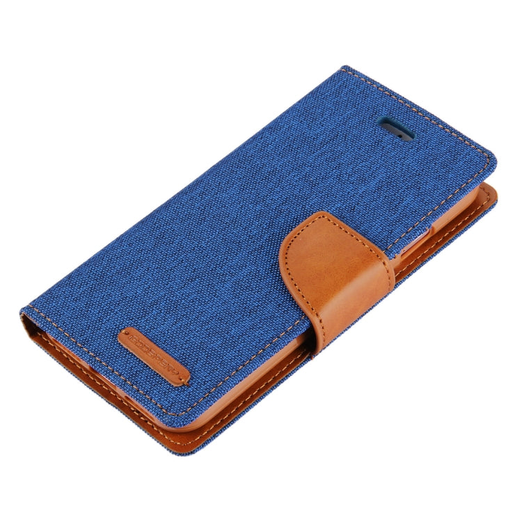 GOOSPERY CANVAS DIARY for  iPhone 8 & 7  Canvas Texture Horizontal Flip Leather Case with Card Slots & Wallet & Holder