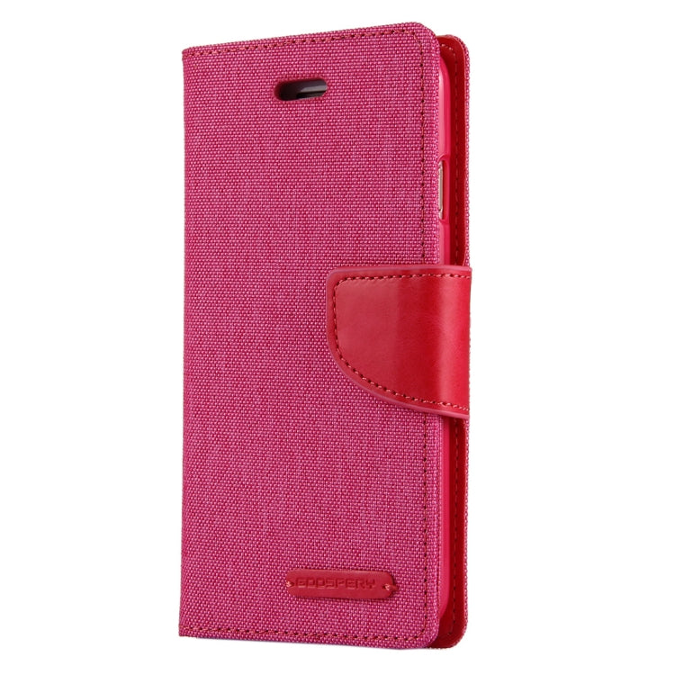 GOOSPERY CANVAS DIARY for  iPhone 8 & 7  Canvas Texture Horizontal Flip Leather Case with Card Slots & Wallet & Holder