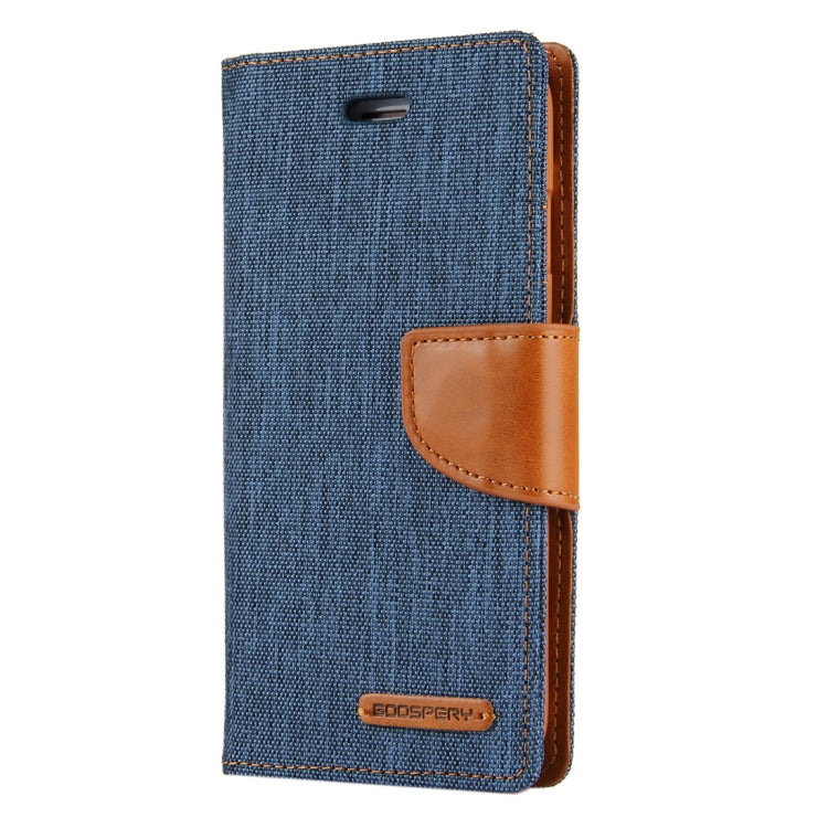 GOOSPERY CANVAS DIARY for  iPhone 8 & 7  Canvas Texture Horizontal Flip Leather Case with Card Slots & Wallet & Holder