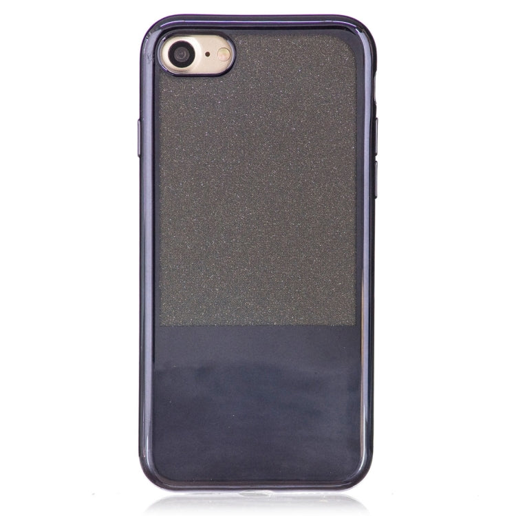 For  iPhone 8 & 7  Electroplating Mirror TPU Protective Back Cover Case