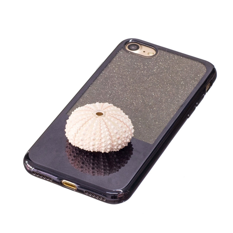 For  iPhone 8 & 7  Electroplating Mirror TPU Protective Back Cover Case