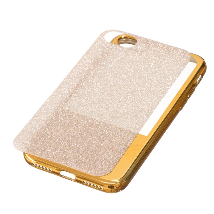 For  iPhone 8 & 7  Electroplating Mirror TPU Protective Back Cover Case