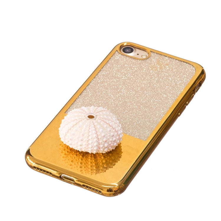 For  iPhone 8 & 7  Electroplating Mirror TPU Protective Back Cover Case