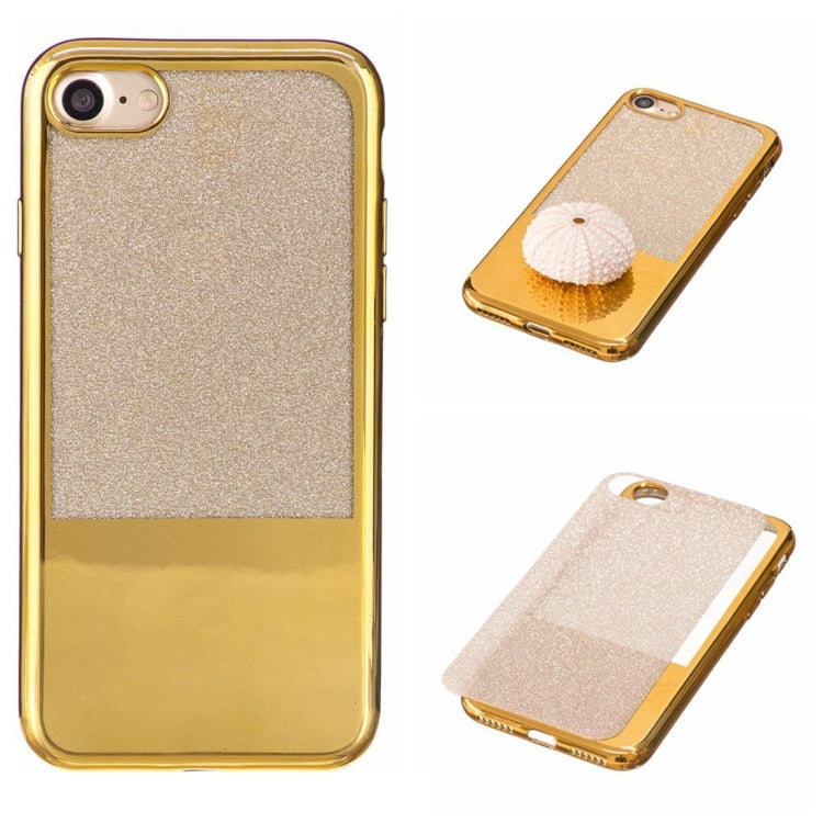 For  iPhone 8 & 7  Electroplating Mirror TPU Protective Back Cover Case